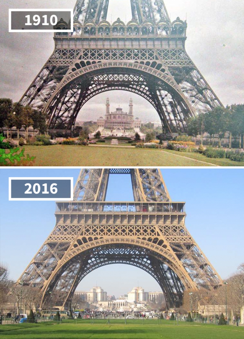 How the world has changed in 100 years: before and after photos