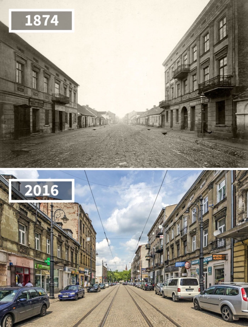 How the world has changed in 100 years: before and after photos