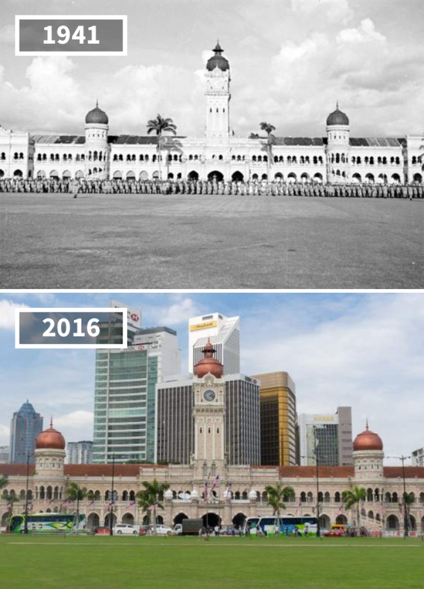 How the world has changed in 100 years: before and after photos