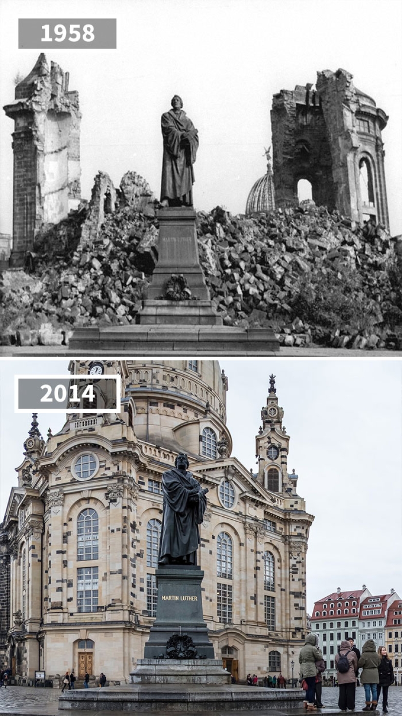 How the world has changed in 100 years: before and after photos