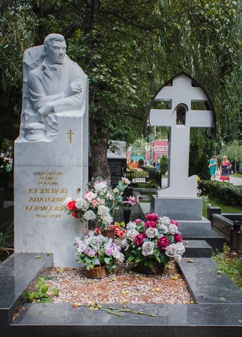 Новодевичье кладбище в москве могилы знаменитостей фото артистов