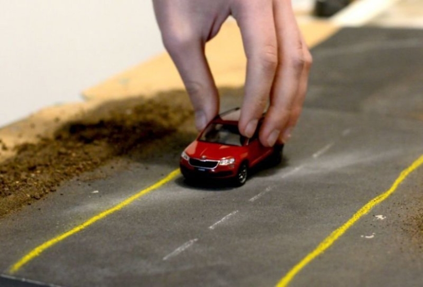 How to make realistic advertising photos using model cars