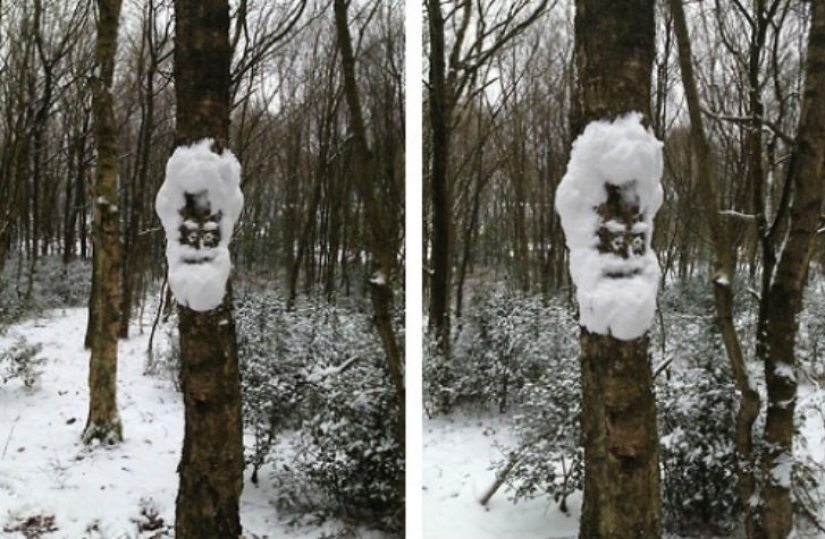 How to make the coolest snowman so that the whole street envies you