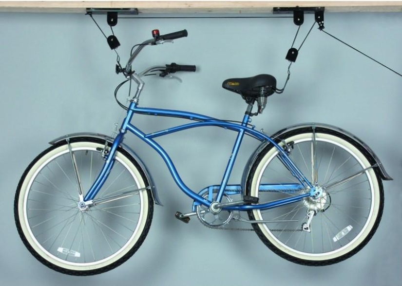 How to store a bicycle at home