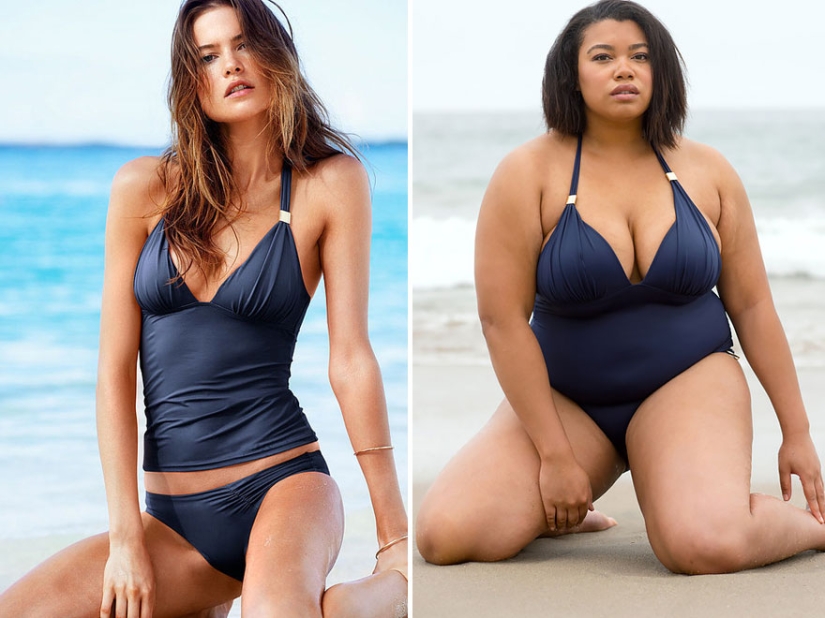 How Victoria's Secret Swimwear Looks on Ordinary Women