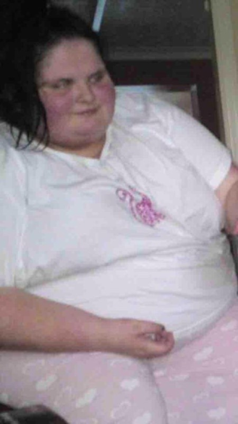 "I killed myself with food": the girl got fat to 220 kilograms for the sake of love