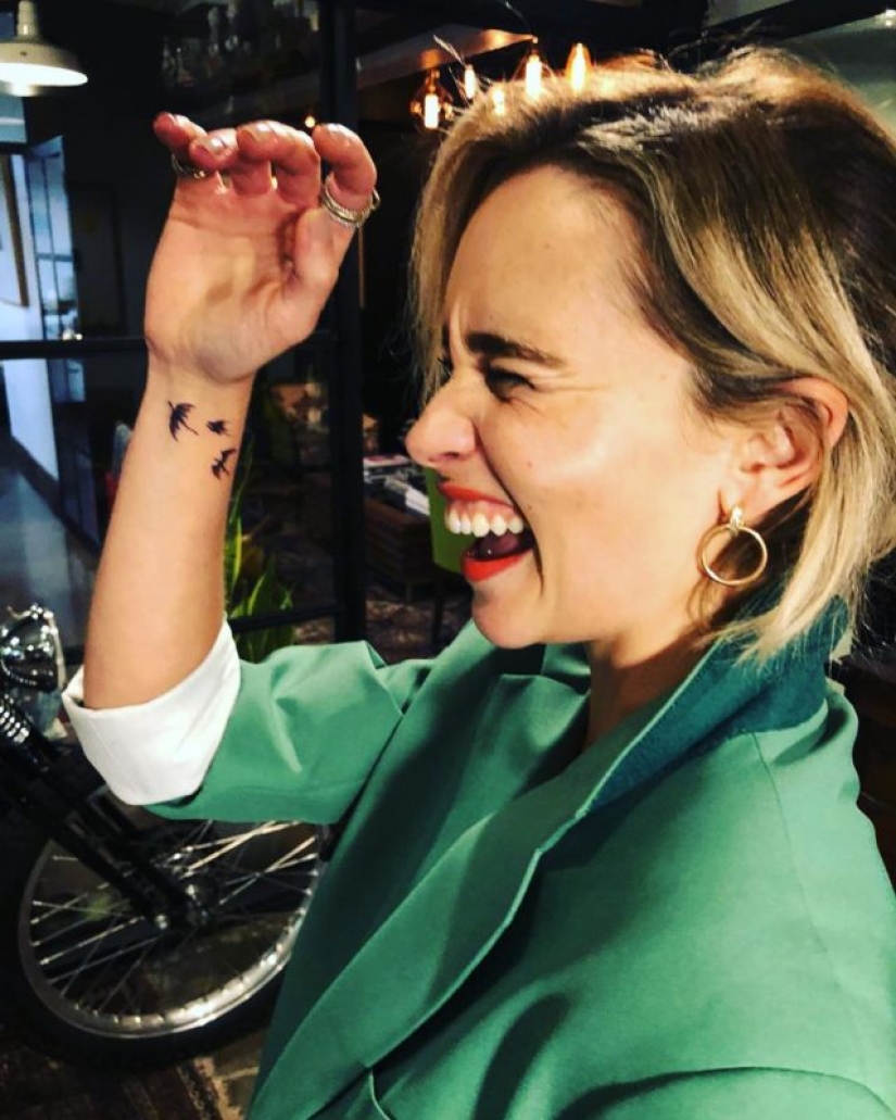 "I won't forget my children": Emilia Clarke's tattoo touched fans