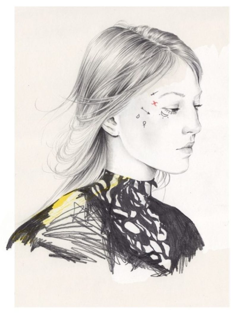 Ilustraciones creativas de Esra Roizi de Noruega que cambiarán por completo tu visión del mundo de la moda