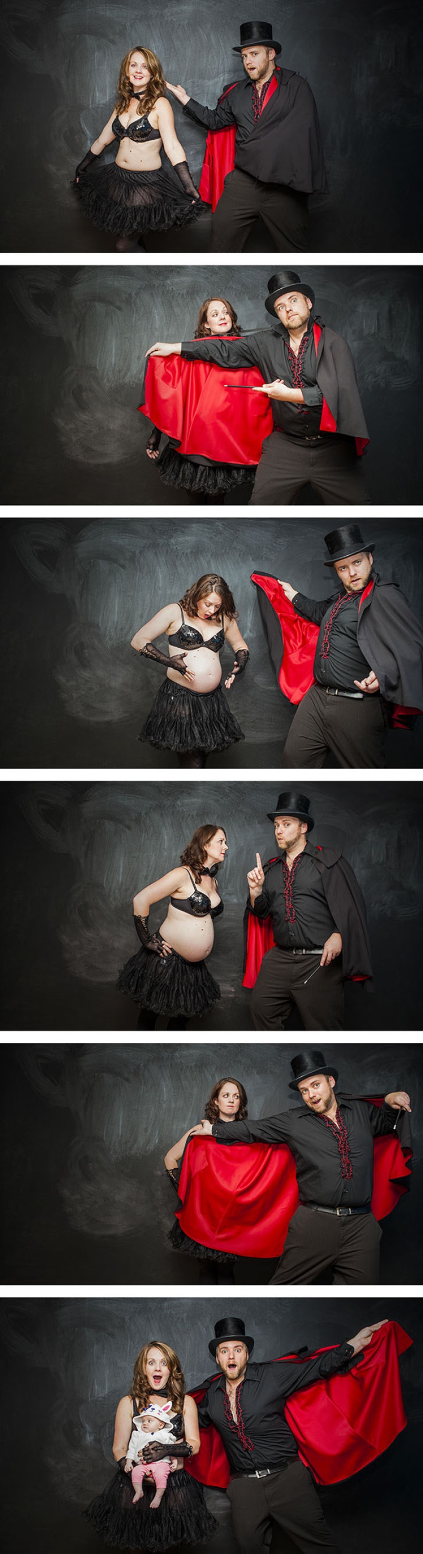 In an interesting position and after: original photos of pregnant women and those who have already given birth