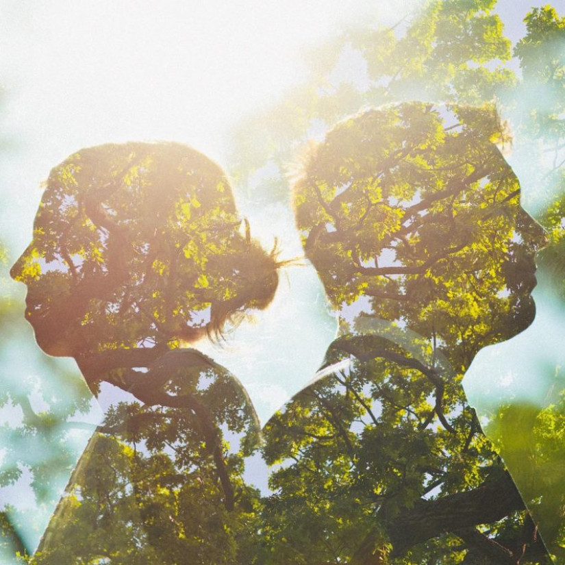 In another dimension: stunning photos of Eric Floberg in the technique of double exposure