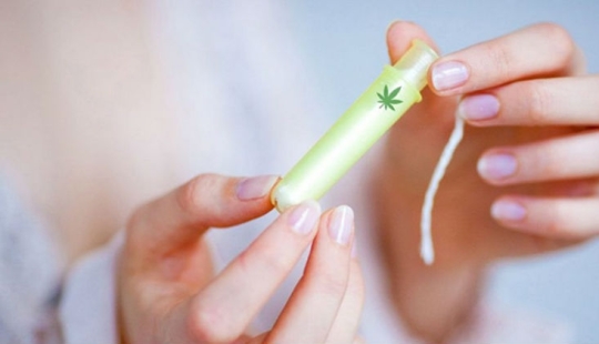 In California, marijuana tampons have been produced to ease menstrual pain
