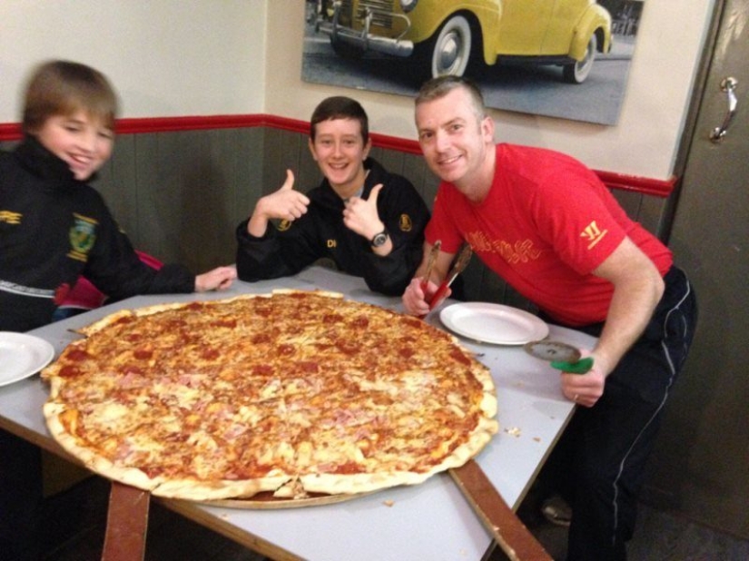 In Dublin, you can eat pizza for free and get 500 euros, but no one has coped with this task