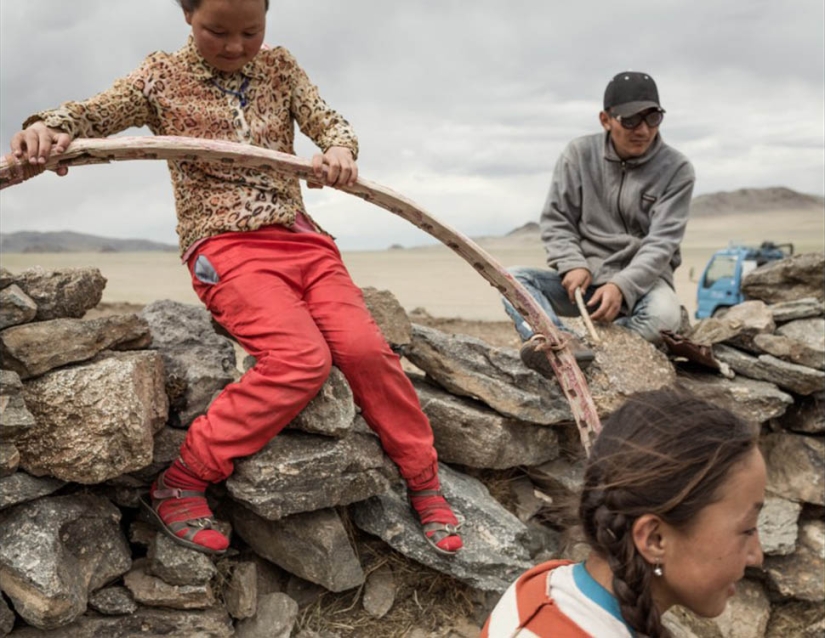 In faraway Mongolia without an interpreter