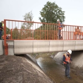 In the Netherlands, a bridge capable of supporting 40 trucks was printed on a 3D printer