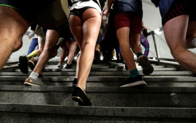 In the subway without pants — 2018: a global flash mob swept the world