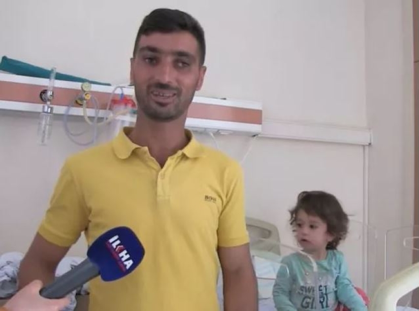 In Turkey, a 2-year-old girl was bitten by a snake that attacked her