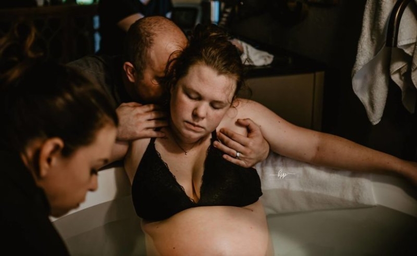 Increíblemente emotivo: fotos de hombres que están presentes en el parto