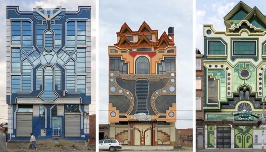 Increíbles casas construidas por indios ricos en Bolivia