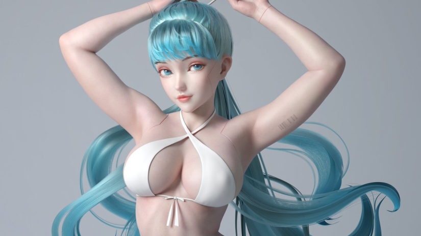 Incredible works of digital 3D sculptor Qi Shen Luo
