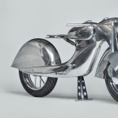 Incredibly beautiful motorcycle: replica of the German Killinger und Freund in Art Deco style