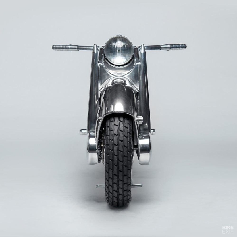 Incredibly beautiful motorcycle: replica of the German Killinger und Freund in Art Deco style