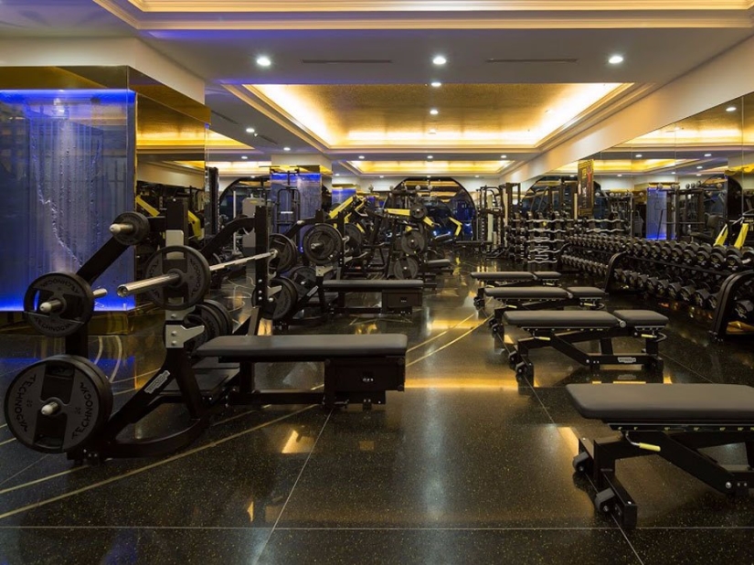 Inside a fitness center with a subscription cost of 24 thousand dollars a year