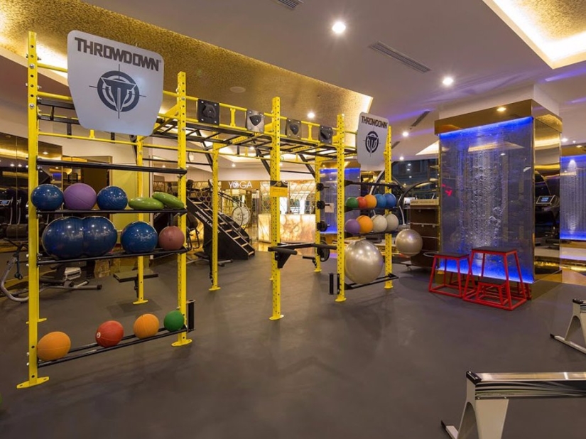 Inside a fitness center with a subscription cost of 24 thousand dollars a year