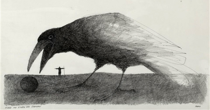 Inspired by Crows: Talented illustrator Paul Flora