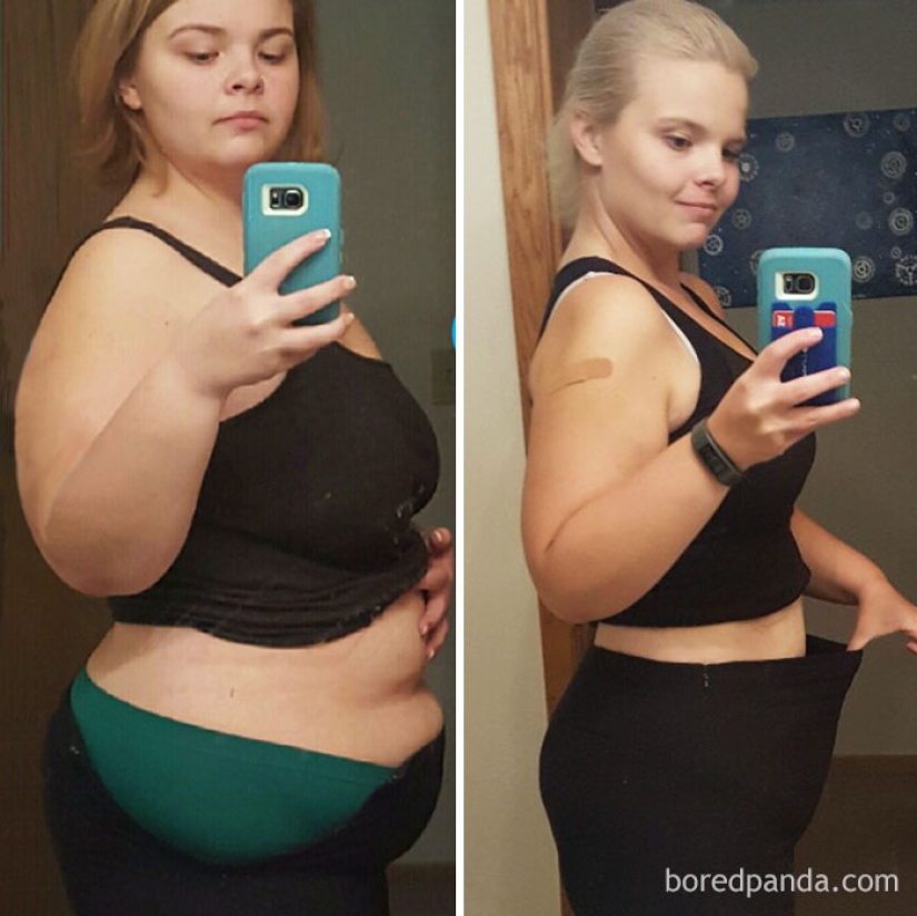 Inspiring examples of what miracles the desire to lose weight and hard work can do