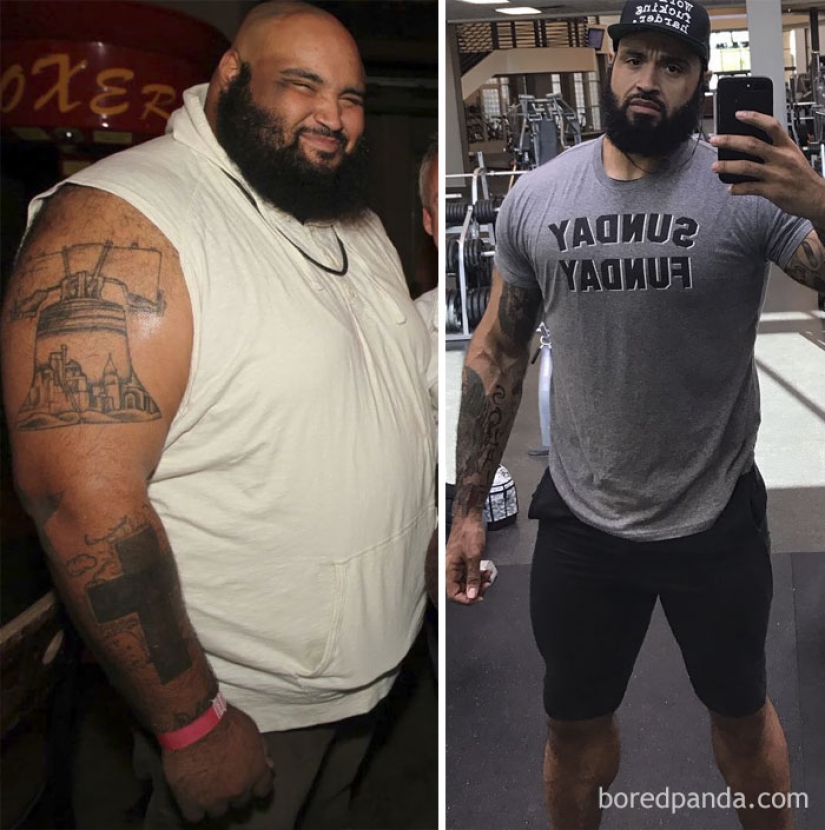 Inspiring examples of what miracles the desire to lose weight and hard work can do
