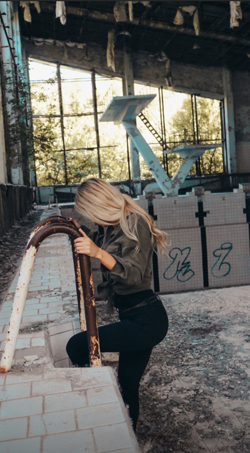 Instagram models take candid photos in the Chernobyl zone and many are outraged by this