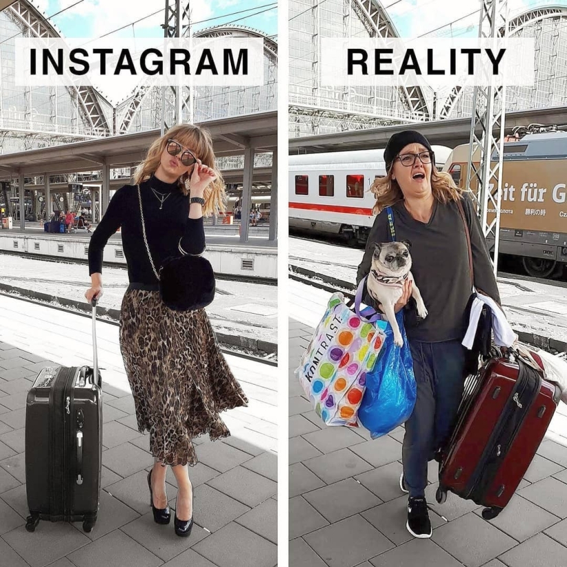 Instagram Vs Realidad: divertido alemán se burla de la foto perfecta de las redes sociales