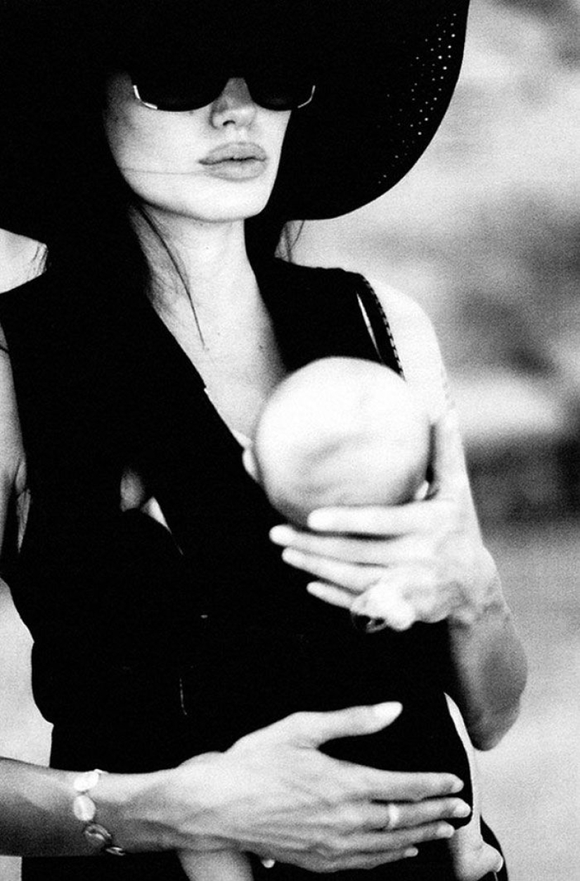 Intimate photos of Angelina Jolie taken by her husband Brad Pitt