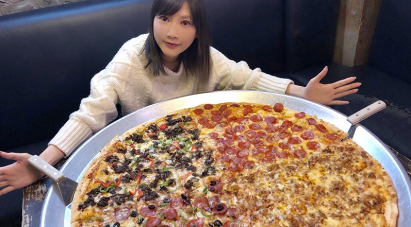 Japanese woman eats 60 burgers and 3 kilos of noodles in one sitting and remains slim