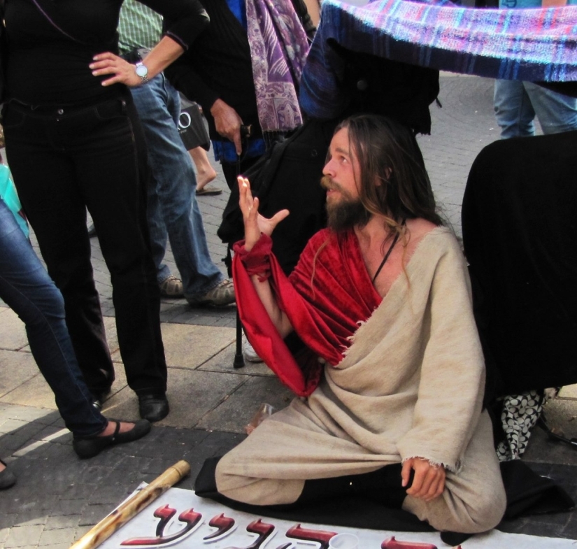 "Jerusalem syndrome": a psychosis in which a person considers himself to be Jesus Christ