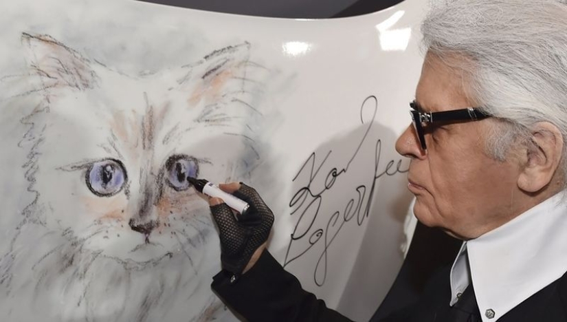 Karl Lagerfeld's cat earned 3 million euros in a year