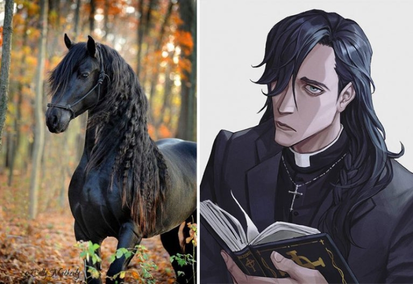 Korean Artist Turns Animals Into Original Characters That Look Like They're From Anime