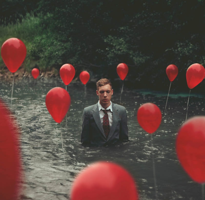 Kyle Thompson's Surreal Self-portraits