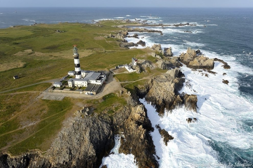 La belleza de Francia desde una altura