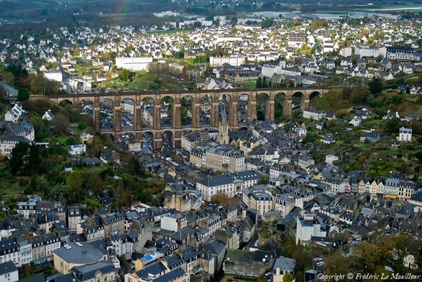 La belleza de Francia desde una altura