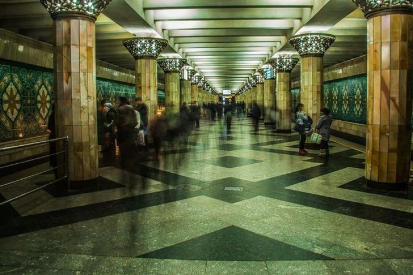 La belleza del metro de Tashkent