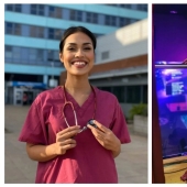 La belleza salvará al mundo: la desinteresada "Miss Inglaterra" se quitó la corona para salvar a pacientes con coronavirus