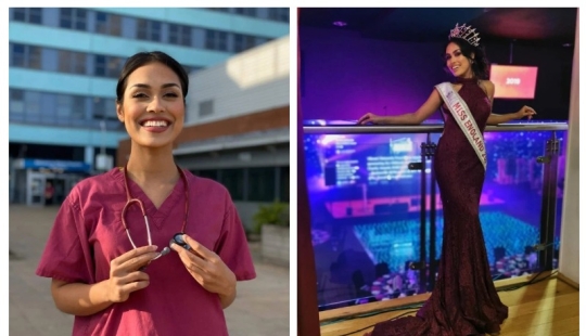 La belleza salvará al mundo: la desinteresada "Miss Inglaterra" se quitó la corona para salvar a pacientes con coronavirus