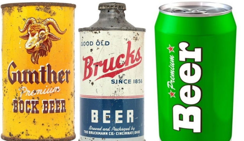La evolución de una lata de cerveza: de simple a elemental