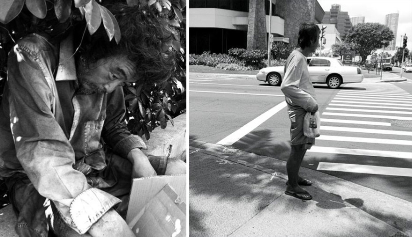 La fotógrafa tomó fotos de personas sin hogar durante diez años, y luego conoció a su padre entre ellos