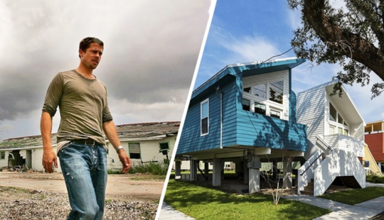 La Fundación Brad Pitt construyó cien casas para caridad, y ahora el actor está siendo demandado