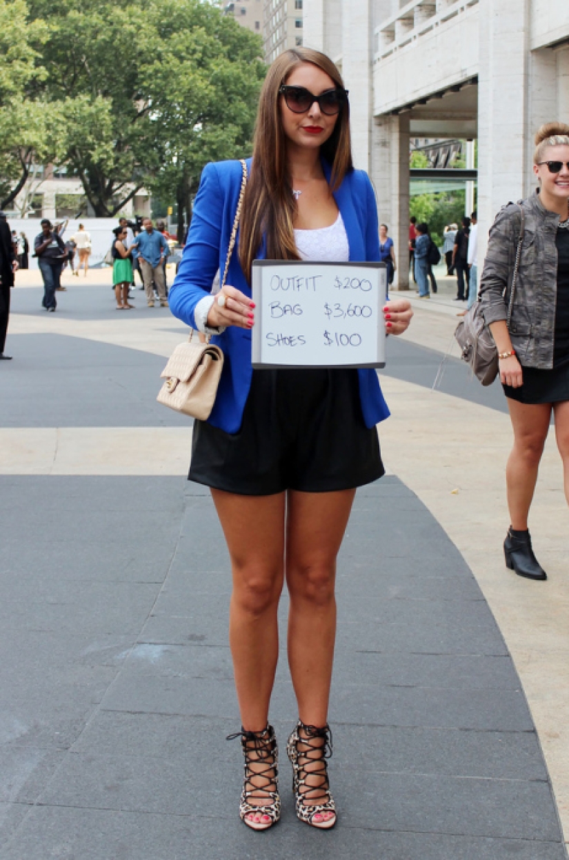 La gente en las calles de Nueva York admitió cuánto costaba su ropa
