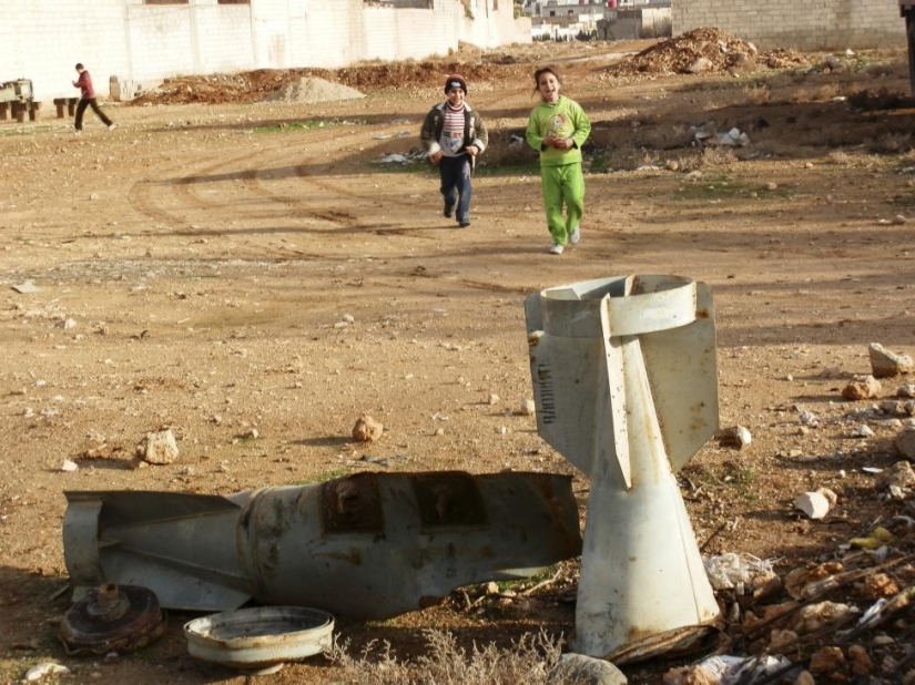 La guerra en manos de un niño