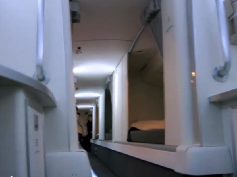 La habitación secreta en el "Boeing"de pasajeros
