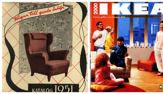 La historia del diseño del hogar en todo su esplendor: catálogos de IKEA de 1951 a 2000
